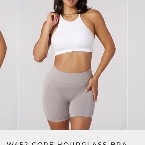 Core Hourglass Bra in White